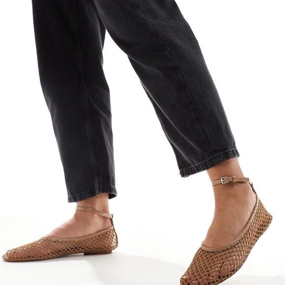 MANGO BALLET FLATS WITH MESH BRACELET - Picture 4 of 15